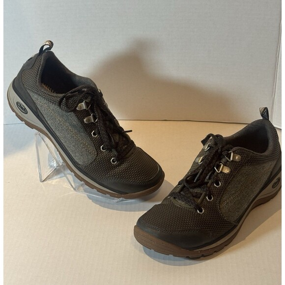 Chaco Kanarra Womens Size 8.5 Green Athletic Trail Hiking Shoes Sneakers Read - Picture 2 of 11